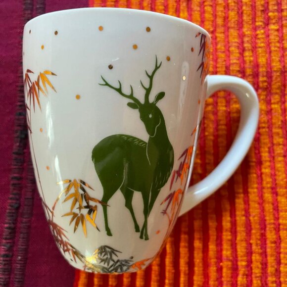 Metropolitan Museum of Art ( THE MET) Asian Woodlands Porcelain Mug set. - Picture 3 of 4